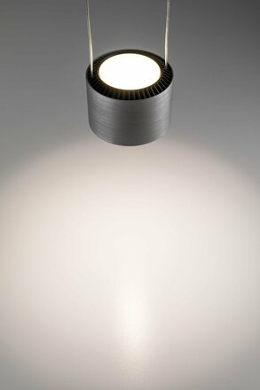 PAULMANN LED závěsné svítidlo Aldan II 8,3 / 1x5W černá/hliník kartáčovaný