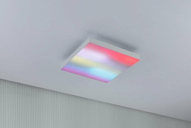PAULMANN LED Panel Velora Rainbow dynamicRGBW hranaté 295x295mm 1420lm RGBW bílá