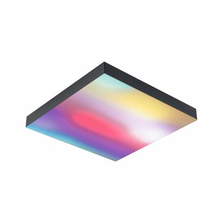 PAULMANN LED Panel Velora Rainbow dynamicRGBW hranaté 295x295mm 1420lm RGBW černá