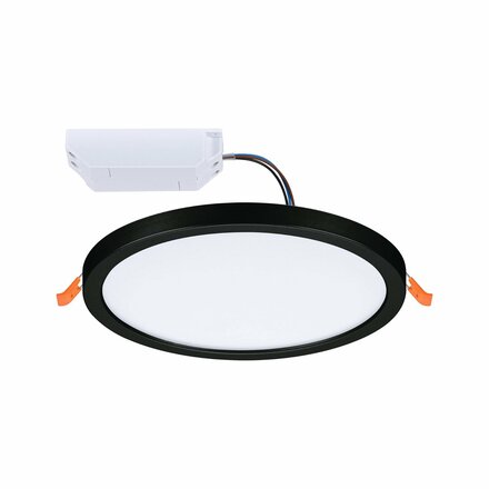 PAULMANN VariFit LED vestavné svítidlo Dim to Warm Areo IP44 kruhové 175mm 3 Step Dim to warm černá stmívatelné