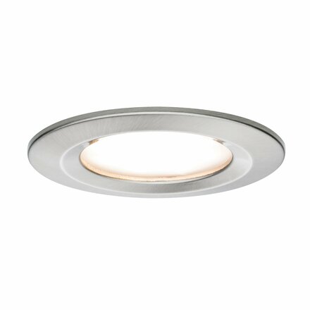 PAULMANN Vestavné svítidlo LED Nova kruhové 3x6,5W kov kartáčovaný nevýklopné 934.58 P 93458