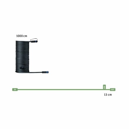 Paulmann Plug&Shine kabel IP68 10m černá 939.28 P 93928