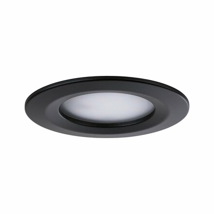 PAULMANN LED vestavné svítidlo Nova kruhové 3x6,5W černá/mat nevýklopné 3-krokové-stmívatelné 3ks sada 944.74