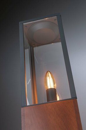 PAULMANN Plug & Shine stojací svítidlo Venea samostatné svítidlo IP44 1900K 2W dřevo