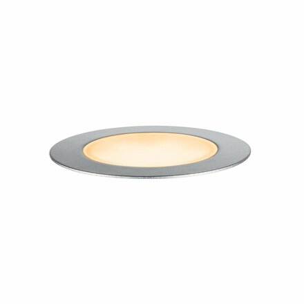 PAULMANN Plug & Shine LED zemní svítidlo Floor samostatné svítidlo neláká hmyz IP67 2200K 2W stříbrná