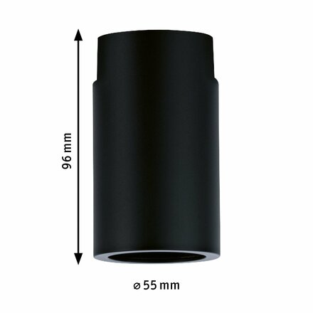PAULMANN URail spot Ceiling Socket černá max. 1x20W E27 stmívatelné bez zdroje světla 949.75