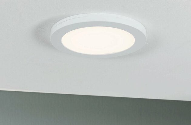 PAULMANN LED vestavné svítidlo Cover-it kruhové 225mm, 16,5W 4000K bílá mat Panel pro vestavnou i přisazenou montáž 953.89