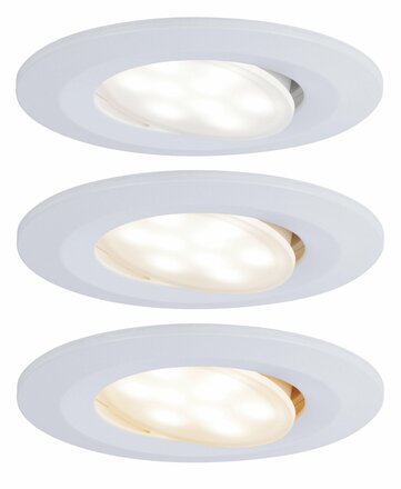 PAULMANN Vestavné svítidlo LED Calla kruhové 1x5,5W bílá mat výklopné nastavitelná teplota barvy 999.34 P 99934