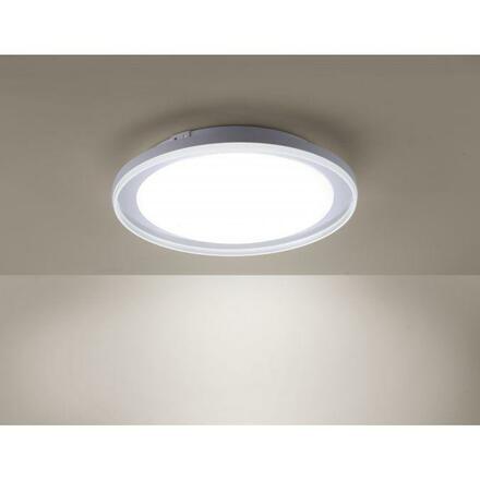 PAUL NEUHAUS LED stropní svítidlo, chrom, průměr 45cm, IP44 2700-5000K PN 6480-17