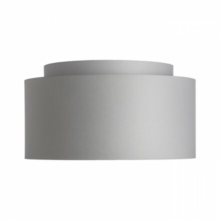 RENDL DOUBLE 55/30 stínidlo Chintz světle šedá/bílé PVC max. 23W R11554
