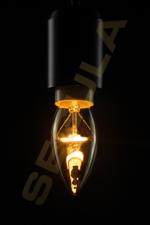 Segula 55250 LED svíčka horizontální vlákno čirá E14 1,5 W (10 W) 90 Lm 2.200 K