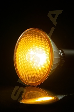 Segula 50761 LED reflektorová žárovka PAR 38 žlutá E27 18 W (120 W) 1.100 Lm 40d