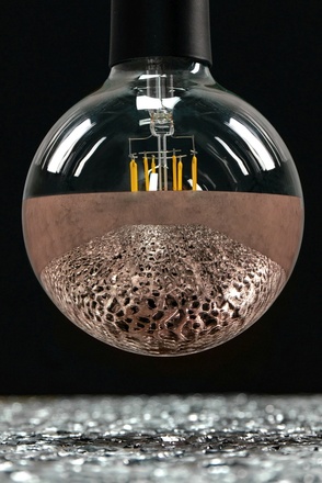 Segula 55492 LED koule 125 zrcadlový vrchlík měď E27 6,5 W (45 W) 550 Lm 2.700 K