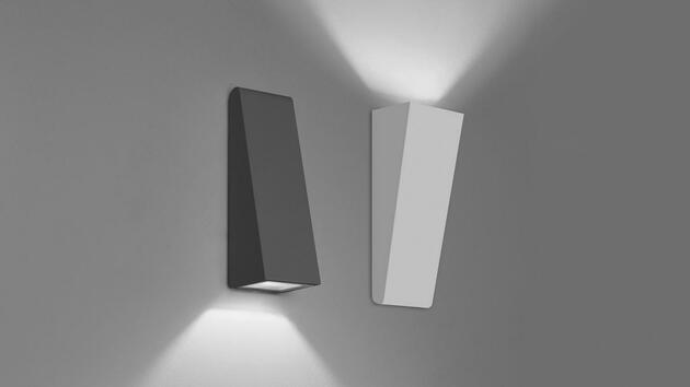 Artemide Cuneo Mini nástěnné/stojací lampa šedá / bílá T082800