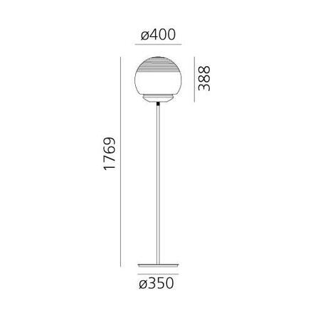 Artemide Vitruvio - stojací lampa 1262010A