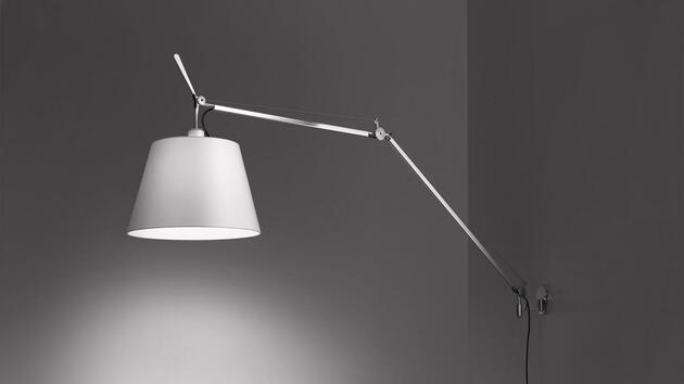 Artemide Tolomeo Mega nástěnná, stolní a stojací lampa LED 2700K - se stmívačem na kabelu - hliník - tělo lampy 0762W10A
