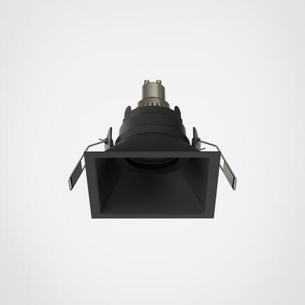 ASTRO downlight svítidlo Minima Slimline Square fixní protipožární IP65 6W GU10 černá 1249039