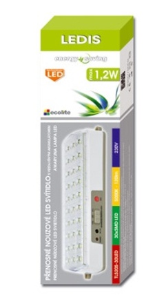 Ecolite Přenosné LED svítidlo 30xSMD, 1.2W, IP20 TL5205-30LED