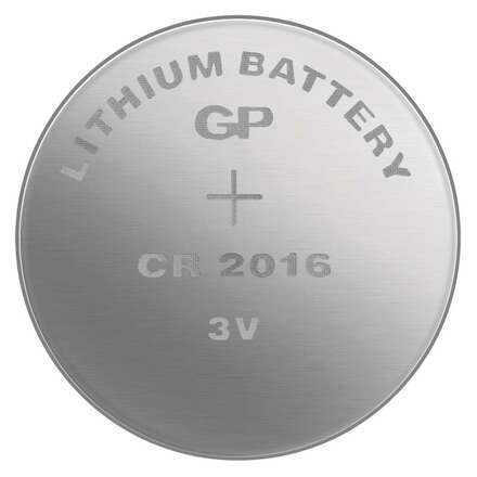 GP Lithiová knoflíková baterie GP CR2016, blistr 1042201615