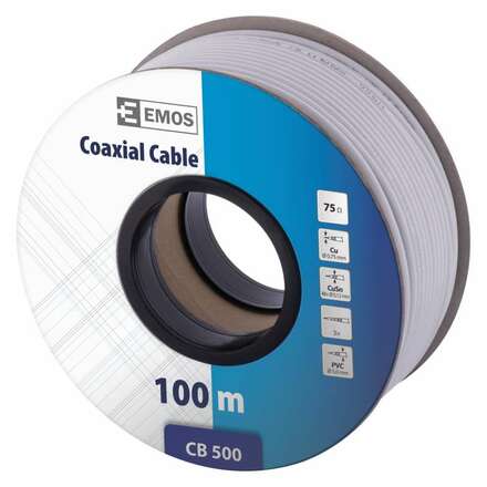 EMOS Koaxiální kabel CB500 1m 2305500000