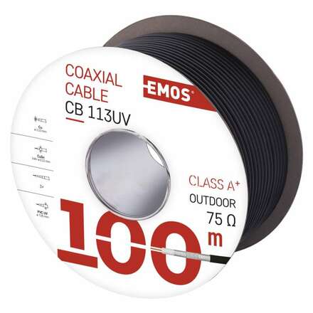 EMOS Koaxiální kabel CB113UV 1m 2305113500
