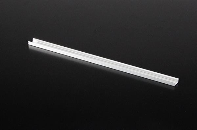 Light Impressions Reprofil U-profil plochý AU-01-10 stříbrná kartáčované 2000 mm 970027