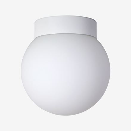 LUCIS stropní a nástěnné svítidlo POLARIS S 1x60(46)W E27 sklo bílá opál BS14.11.200.41