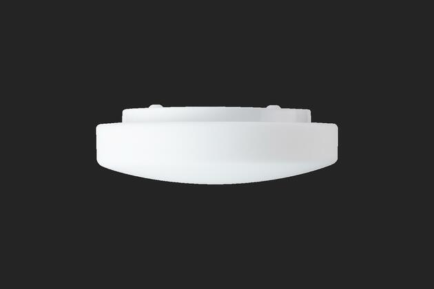 OSMONT 59648 EDNA 3 stropní/nástěnné skleněné svítidlo bílá IP43 4000 K 14W LED HF nouzové kombinované 3 h