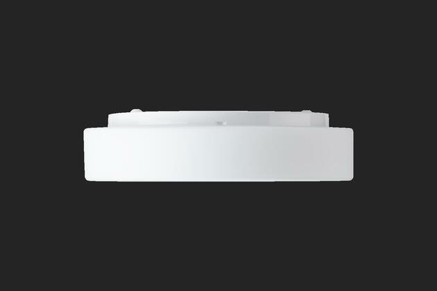 OSMONT 68571 ELSA 3 stropní/nástěnné skleněné svítidlo bílá IP44 4000 K 20W LED HF nouzové kombinované 3 h