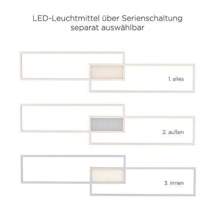 LEUCHTEN DIREKT is JUST LIGHT LED stropní svítidlo, ocel, CCT, paměťová funkce, stmívatelné 3000-5000K