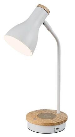 Rabalux stolní lampa Mosley E14 1x MAX 25W matná bílá DIM 74001