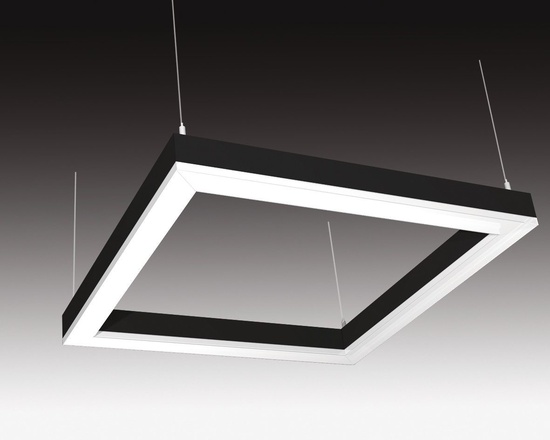 SEC Stropní nebo závěsné LED svítidlo WEGA-FRAME2-CB-DIM-DALI, 50 W, eloxovaný AL, 886 x 886 x 65 mm, 3000 K, 6720 lm 321-B-107-01-00-SP