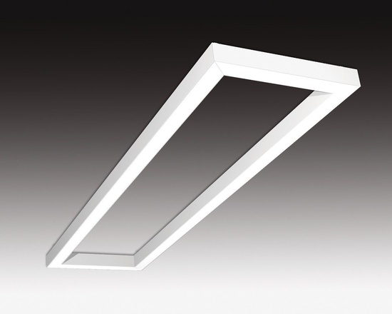 SEC Stropní nebo závěsné LED svítidlo s přímým osvětlením WEGA-FRAME2-DA-DIM-DALI, 50 W, černá, 886 x 330 x 50 mm, 4000 K, 6640 lm 322-B-106-01-02-SP